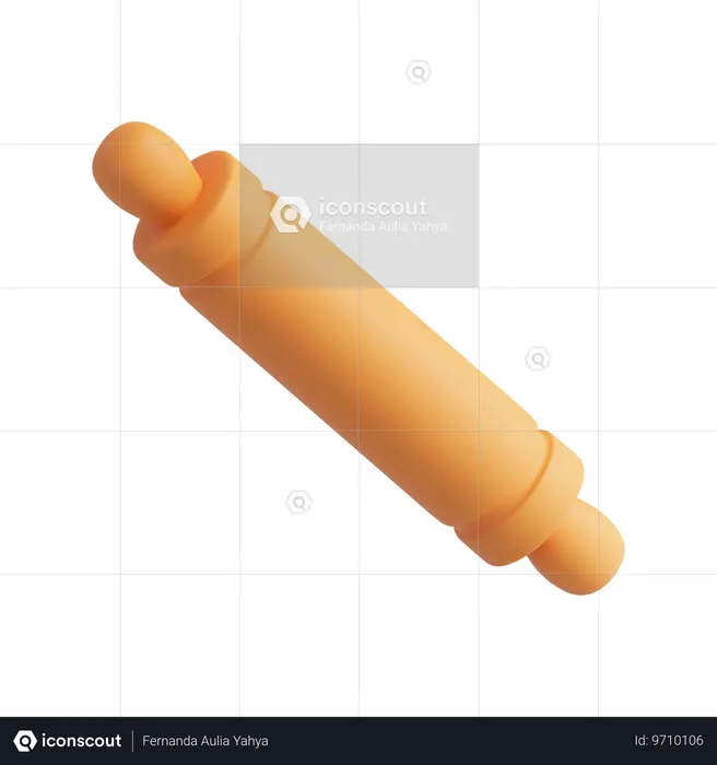 Rolling Pin  3D Icon