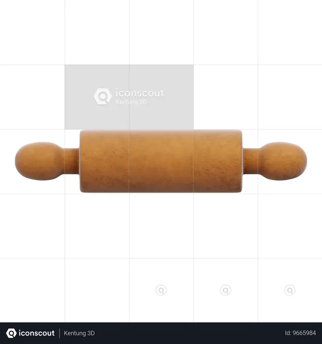 Rolling Pin  3D Icon