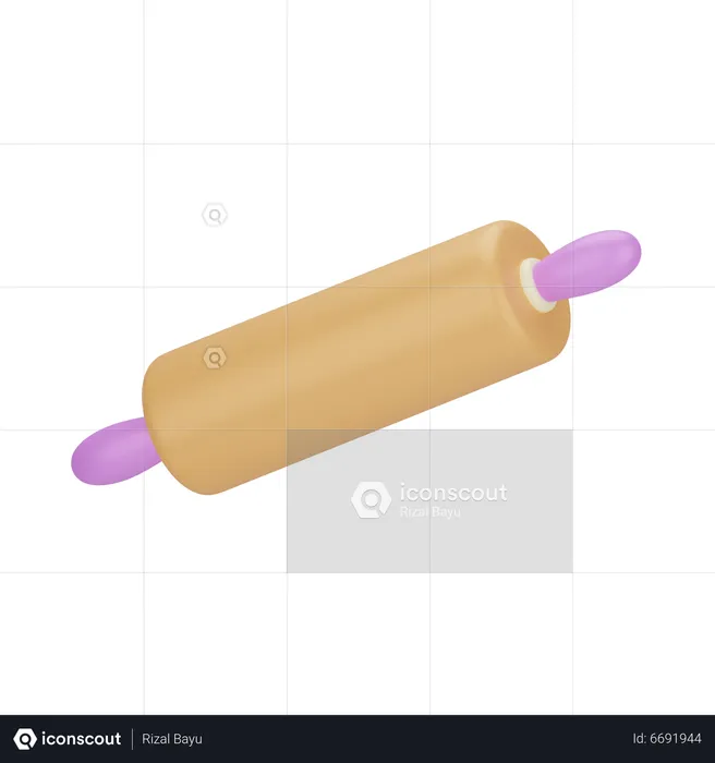 Rolling Pin  3D Icon