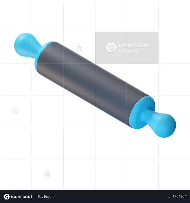 Rolling Pin  3D Illustration