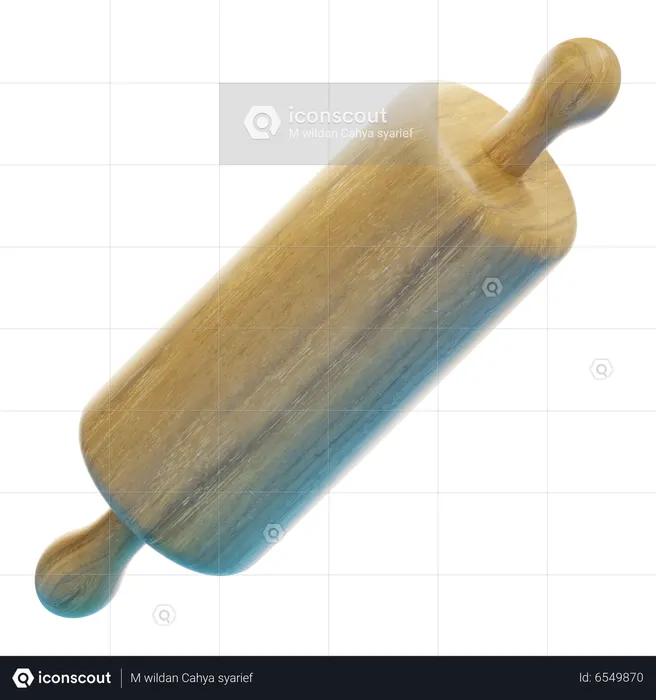 ROLLING PIN  3D Icon