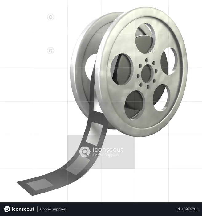 Rollos de película  3D Icon