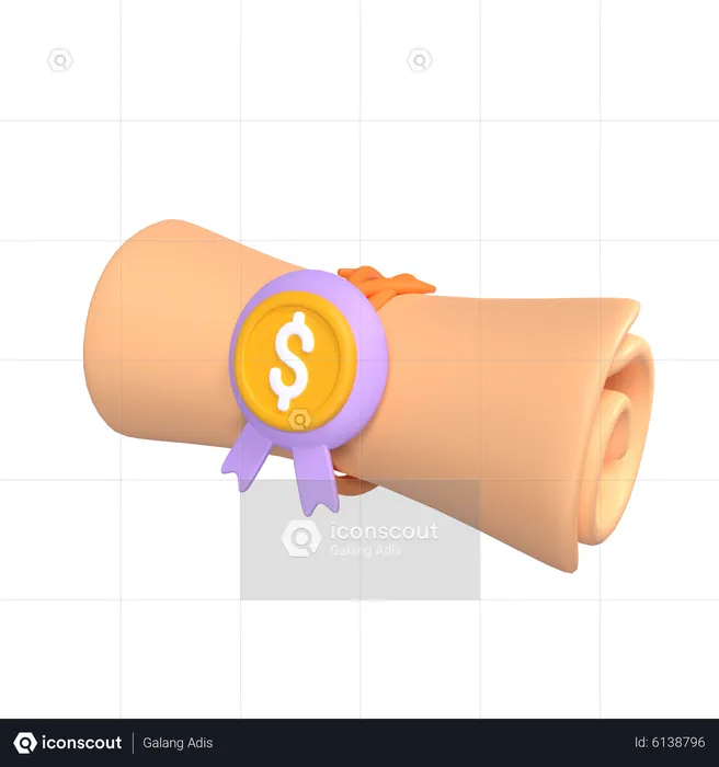 Rolls of Paper  3D Icon