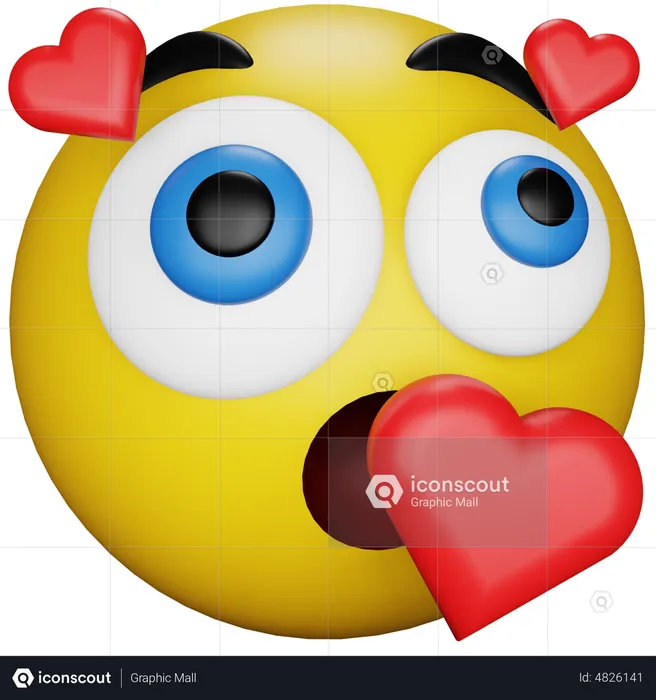 Romantic Emoji Emoji 3D Icon
