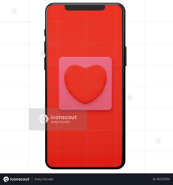 Romantic Message  3D Icon