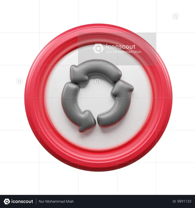 Autour du cercle  3D Icon