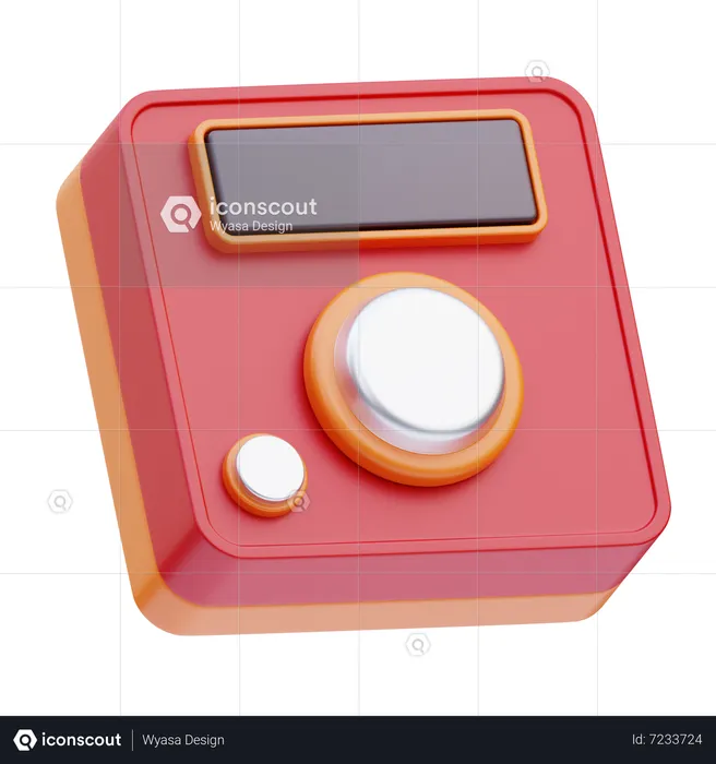 Room Thermostat  3D Icon