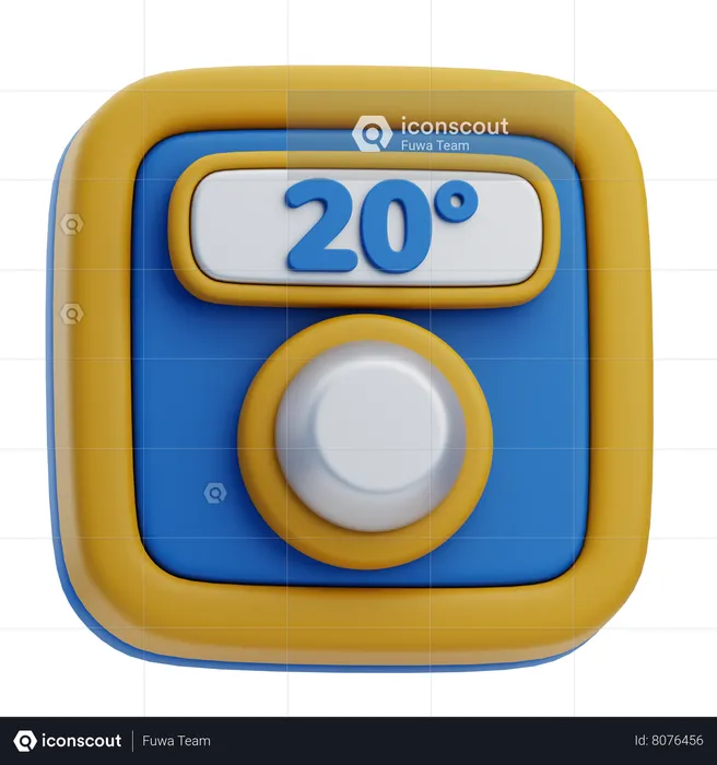 Room Thermostat  3D Icon