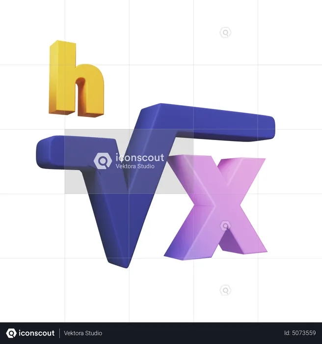 Root Formula  3D Icon