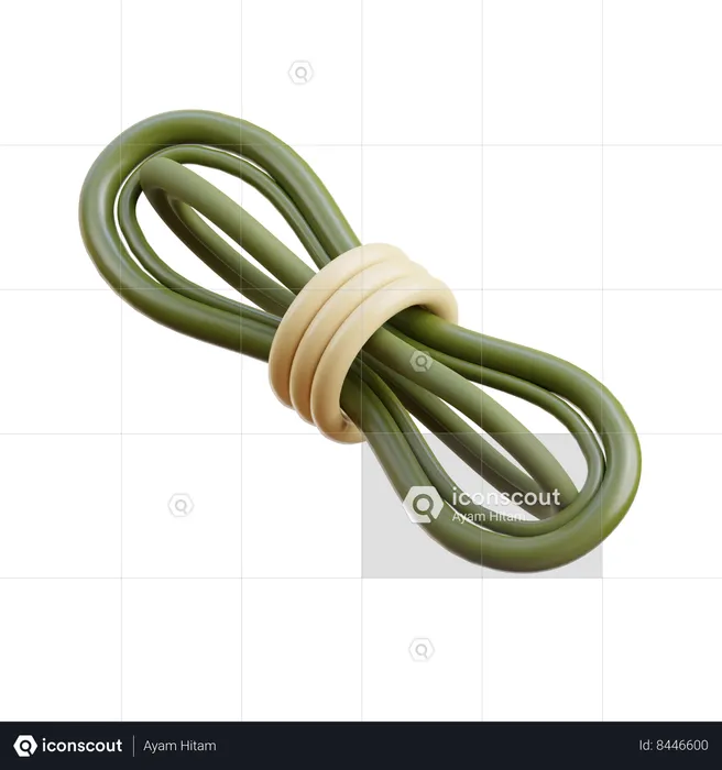 Rope  3D Icon