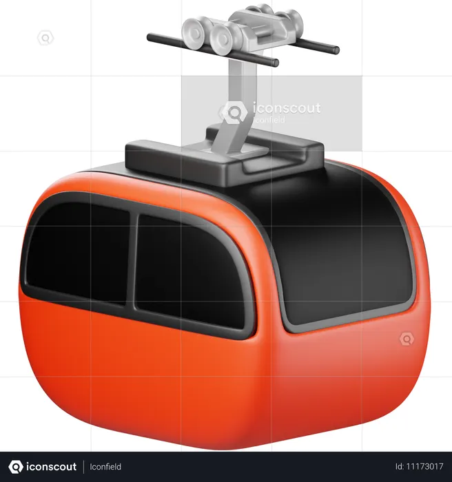 Ropeway  3D Icon