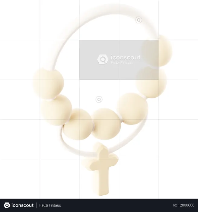 ロザリオ  3D Icon