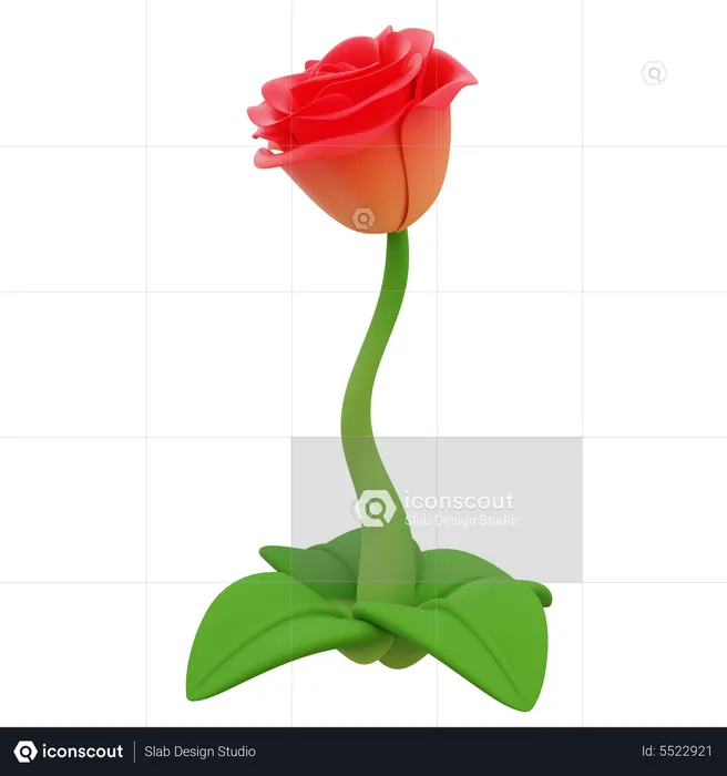 Rose Flower 3D Icon Download In PNG, OBJ Or Blend Format, 50% OFF