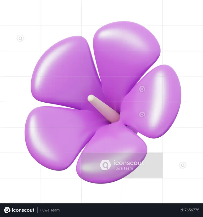 Rose Of Sharon  3D Icon