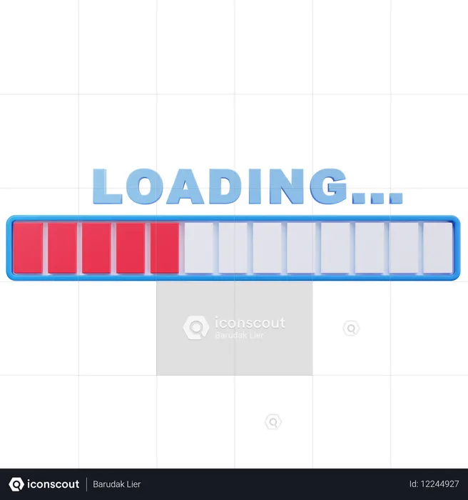 Rote Füllung  3D Icon