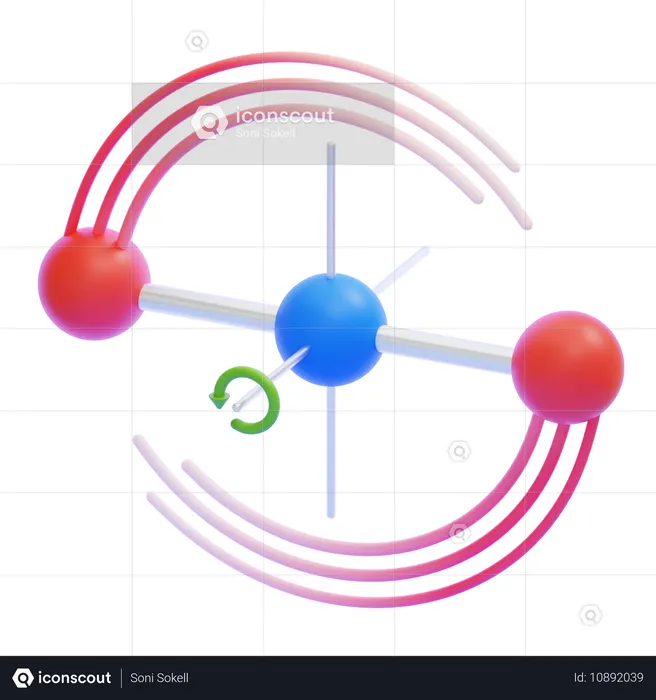 Rotação  3D Icon