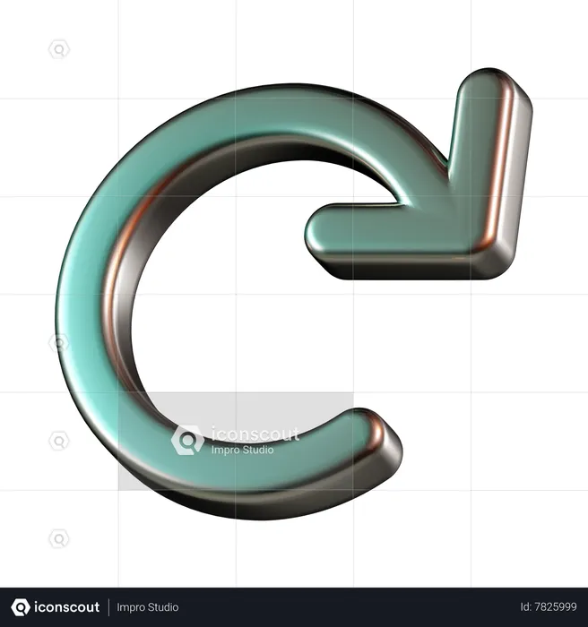 Girar  3D Icon