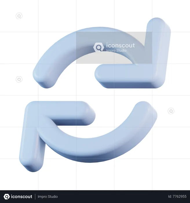 Rotar flecha  3D Icon