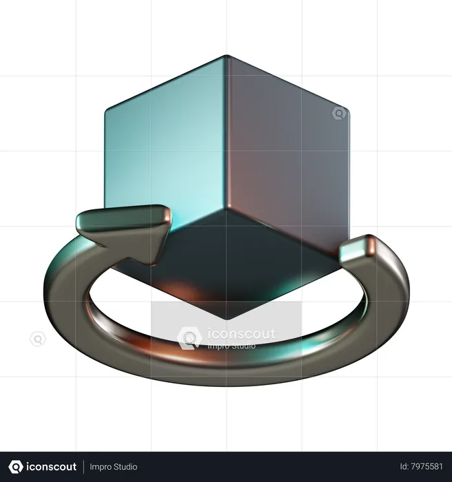 Rotate  3D Icon