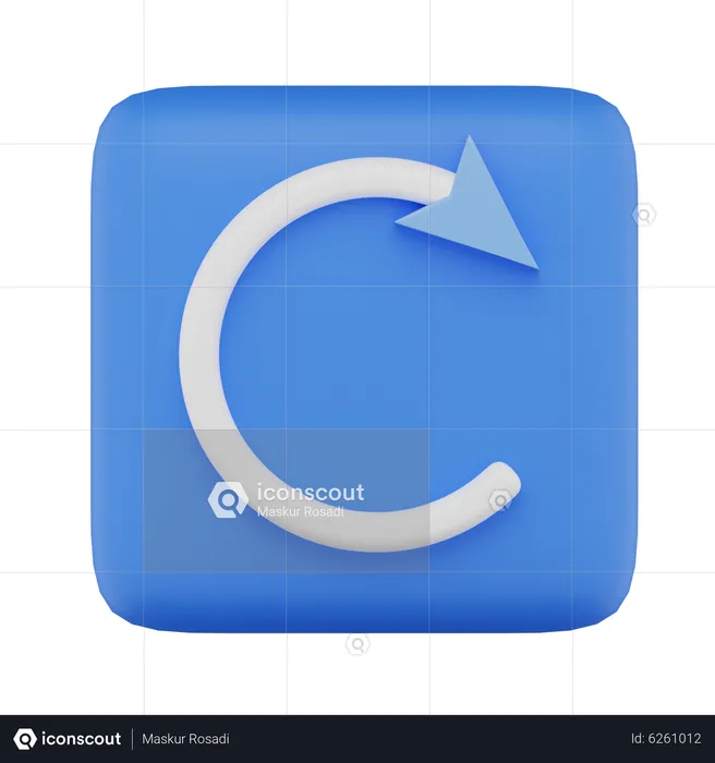 Rotate Right  3D Icon