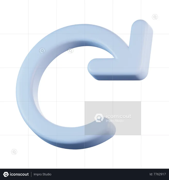Rotatearrow  3D Icon