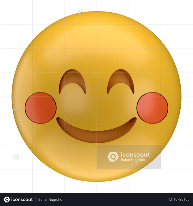 Rougir emoji Emoji 3D Icon