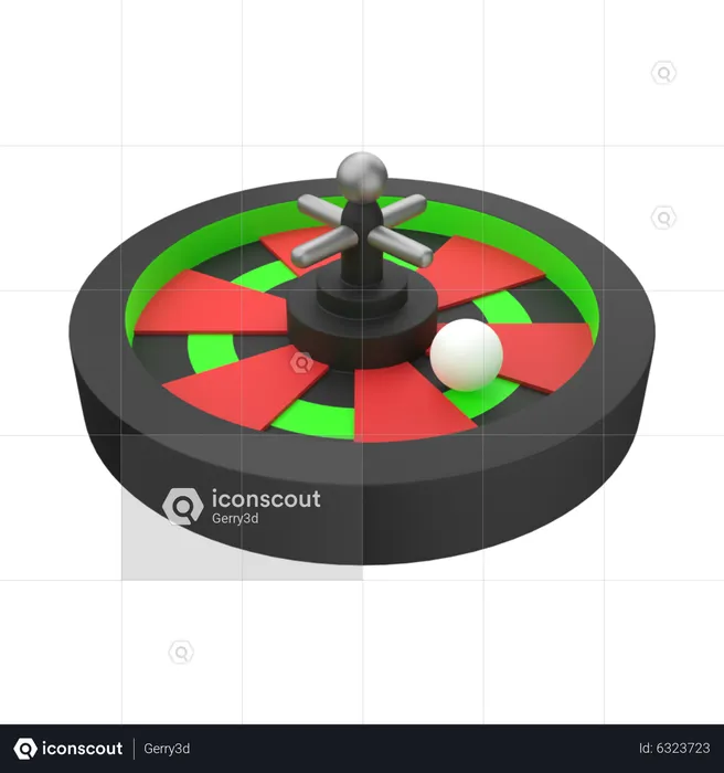 Roulette  3D Icon