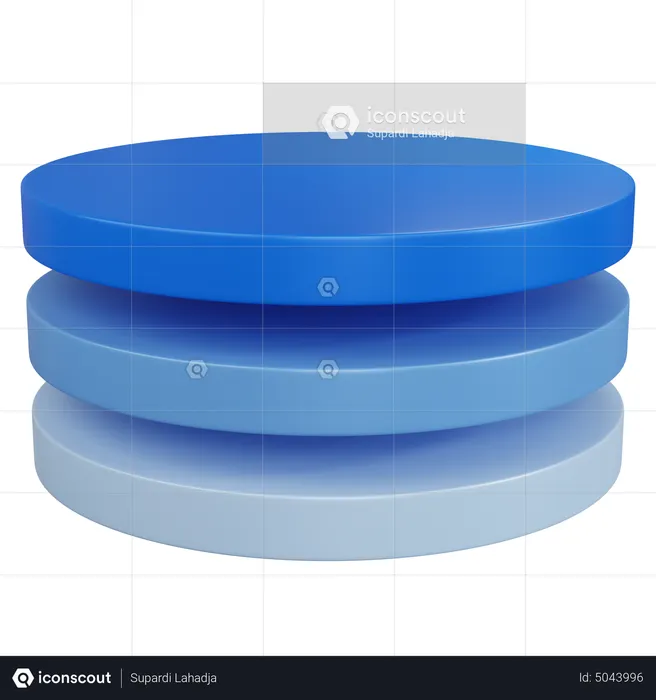 Round Layer  3D Icon