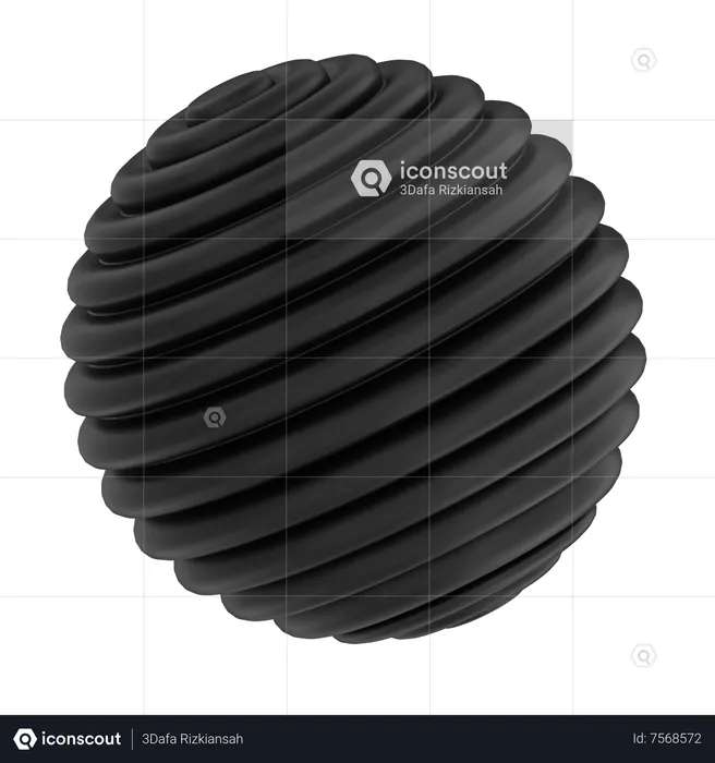 Round Shape  3D Icon