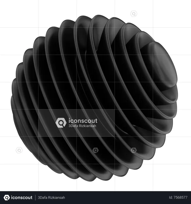 Round Shape  3D Icon