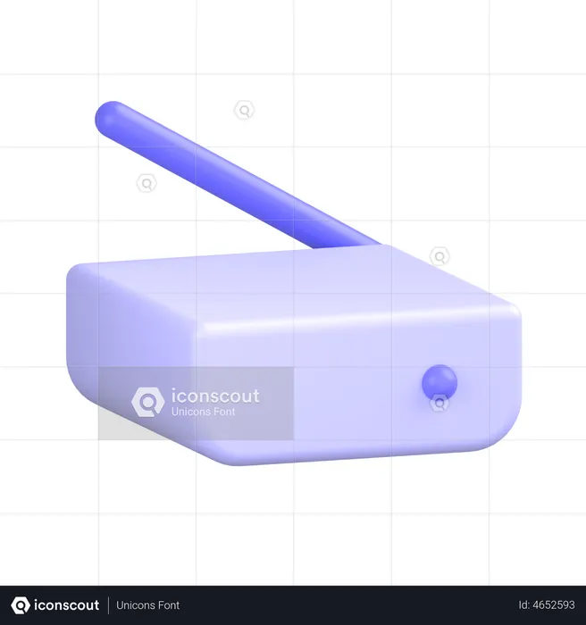 Router  3D Icon