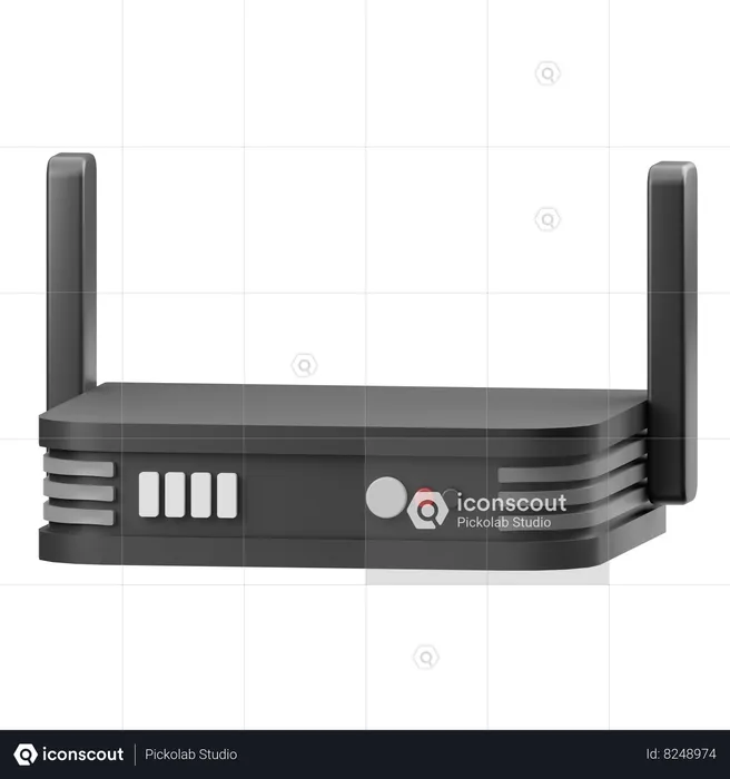 Router  3D Icon