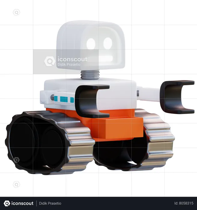 Véhicule lunaire  3D Icon