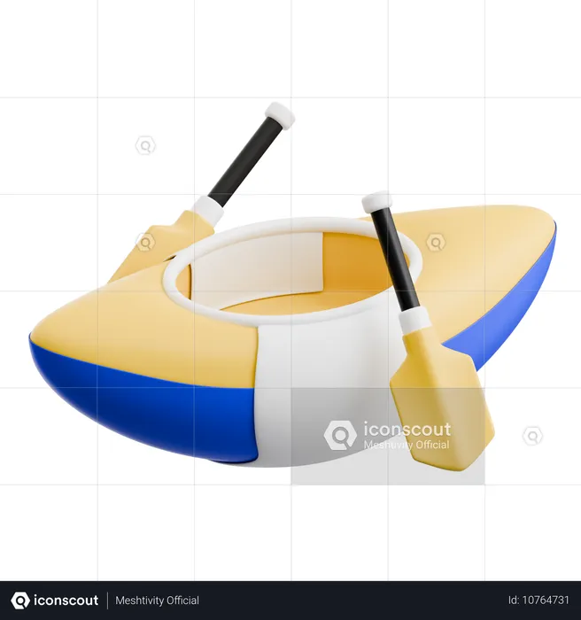 Rowing  3D Icon