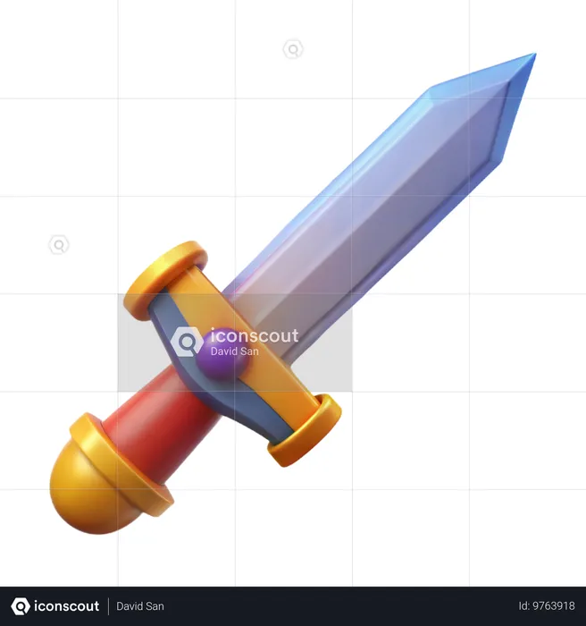 Royal Sword  3D Icon