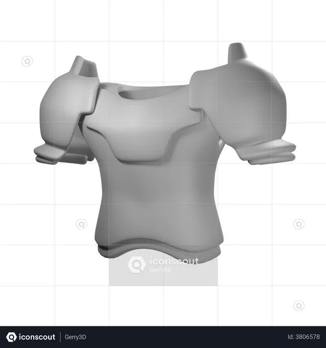 Rpg Armor  3D Illustration
