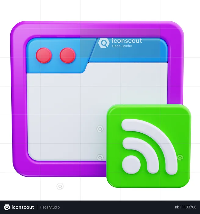 Rss  3D Icon