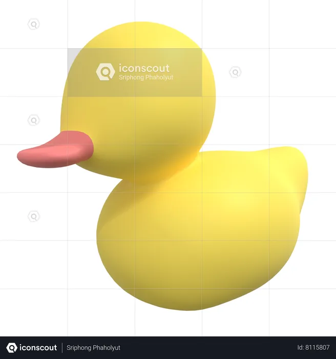 Rubber Duck  3D Icon