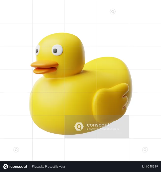 Rubber ducks  3D Icon