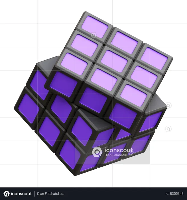 Rubik  3D Icon