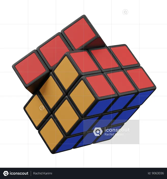 Rubik cube  3D Icon
