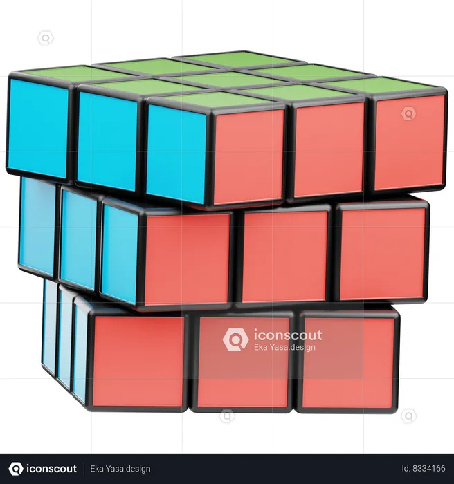 Rubiks Cube  3D Icon