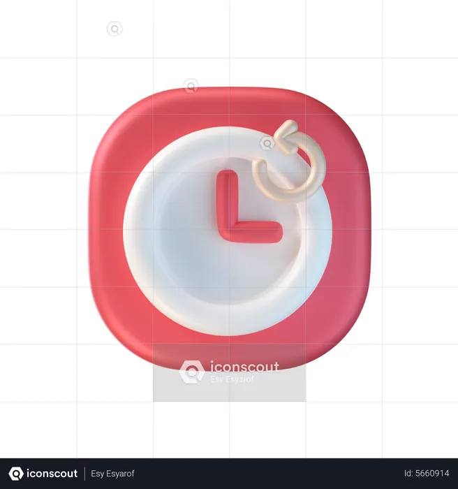 Rückgabezeichen  3D Icon