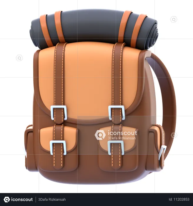 Rucksack  3D Icon