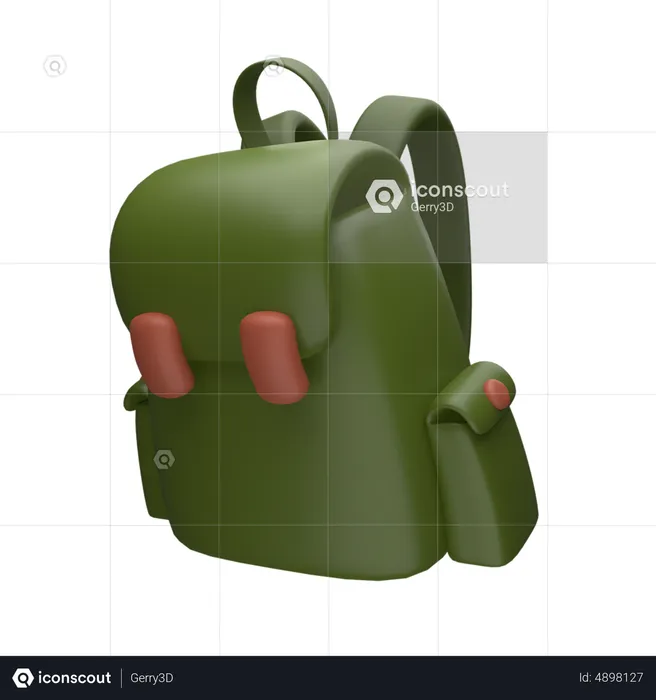 Rucksack  3D Icon