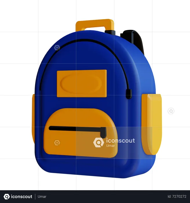 Rucksack  3D Icon