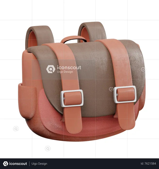 Rucksack  3D Icon