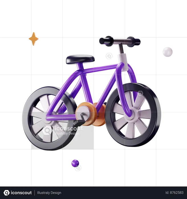 Rueda de ciclismo  3D Icon