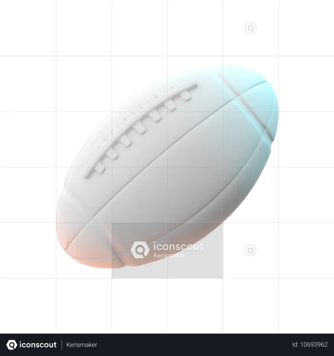 Rugby  3D Icon