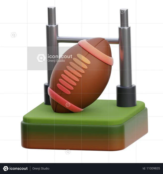 Rugby  3D Icon